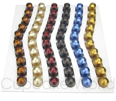 WHITE WALL MOUNT COFFEE CAPSULE RACK STAND FOR 60 NESPRESSO PODS WHITE WALL MOUNT COFFEE CAPSULE RACK STAND FOR 60 NESPRESSO PODS